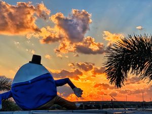 Great place to bring the family to enjoy amazing sunsets, art and great food!  at Ulele in Tampa