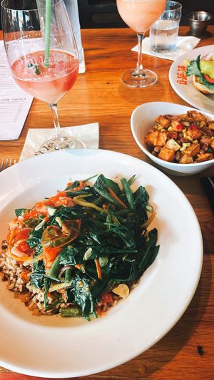 Native Sauté + Root Vegetable Succotash   at Ulele in Tampa