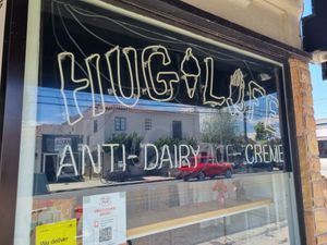 Outside at Hug Life in Long Beach