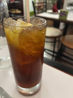Lemon iced tea   at Lahn Thai in Sherwood