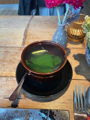 ginger tea at Aomame in Hamburg