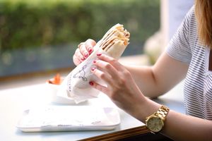 vegan kebab at Krowarzywa - Dzwonnicza in Warsaw