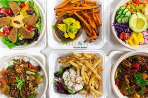 A snapshot of some of our made-from-scratch vegan offerings. at The Food Quotient in Brampton