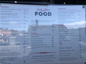 Menu at Ladybower Inn in Hope Valley