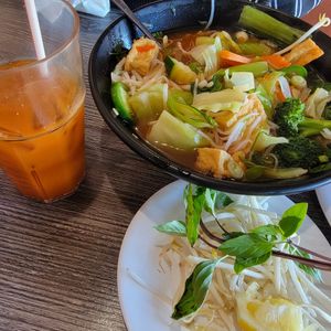 Thai tea the best! #Veganuary at Mitasie in Lake Forest