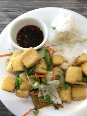 Crispy tofu  at Mitasie in Lake Forest