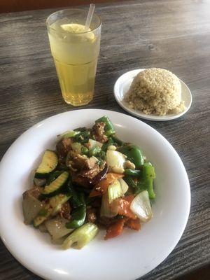 Kung pow soy chicken. Yum!  at Mitasie in Lake Forest