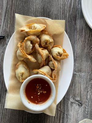 Crispy wontons   at Mitasie in Lake Forest