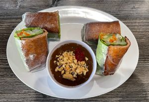 soy BBQ roll   at Mitasie in Lake Forest