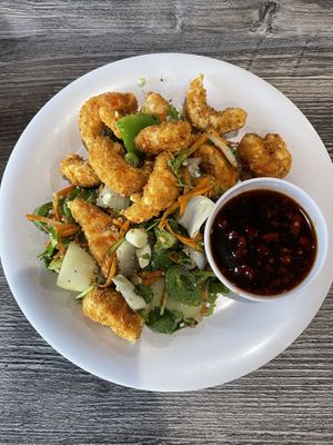 salt and pepper shrimp   at Mitasie in Lake Forest