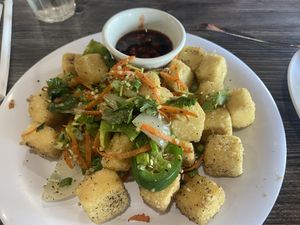 Salt and pepper tofu   at Mitasie in Lake Forest
