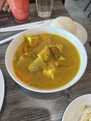 Curry with Tofu  at Mitasie in Lake Forest