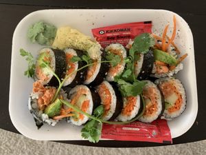 Vegan sushi. So good!!! at Mitasie in Lake Forest