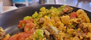 Vegan cowboy hash at Feel Love Coffee in St George