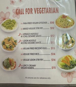 New menu design  at Love Ramen in Lancaster