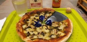 Vegan pesto mushroom at Pizza Morena  in Mandaluyong