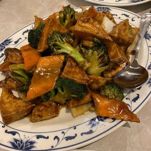 Tofu and veg  at Grand China in Greer