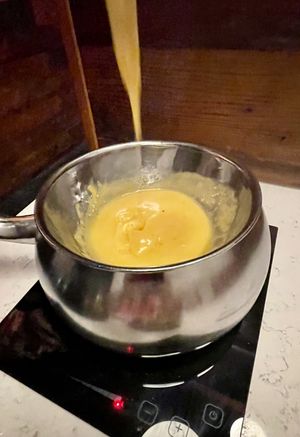 Vegan cheese fonduee  at The Melting Pot in Raleigh