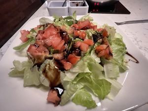 Salad w/balsamicc  at The Melting Pot in Raleigh