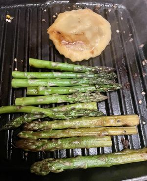 Still cooking. That’s a ravioli    at The Melting Pot in Raleigh