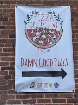 Signage   at The Pizza Collective in Reno