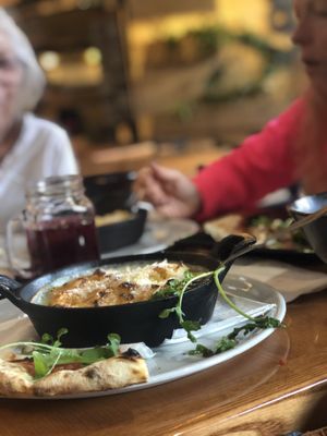 Cheeseless Pizza with Mac n Cheez at The Pizza Collective in Reno