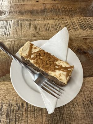 Vegan biscoff slice!  at Flicka Donkey Sanctuary in Penryn