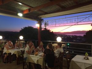 Sunset at Socrates!🌅❤️ at Socrates in Crete