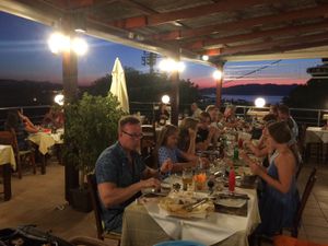 Busy evening! at Socrates in Crete