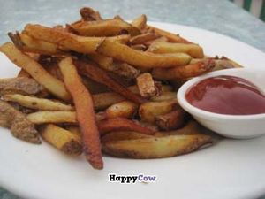 Fresh fries at Green Earth Vegetarian Cuisine - Ottawa in Ottawa