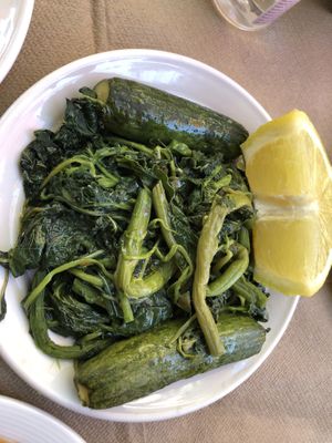 Some greens at Nyn & Aei in Crete