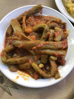 beans in tomatos sauce  at Nyn & Aei in Crete