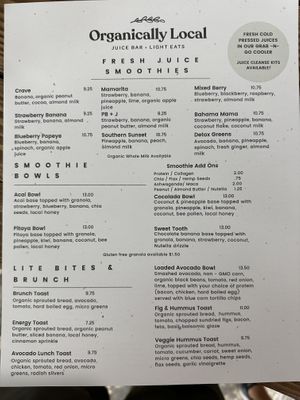   at Organically Local in Sebring