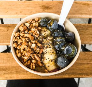 Acai bowl at Organically Local in Sebring