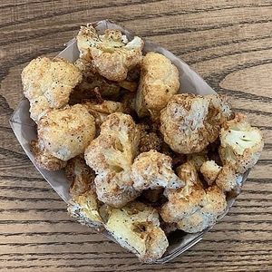Roasted cauliflower at Ghassan's Fresh Mediterranean Eats in Greensboro