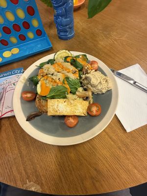 Vegan Brekky  at Mad Snake Cafe in Darwin