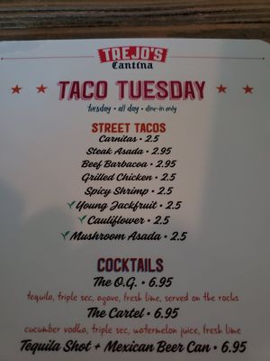 Taco Tuesday at Trejo's Cantina in Woodland Hills