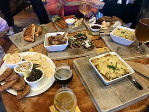 Our spread  at The Drake in Victoria