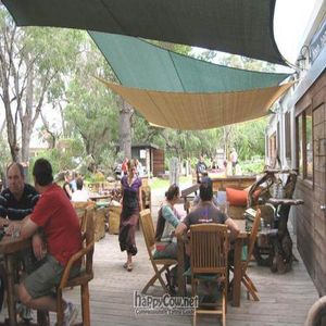 Samudra outdoor seating at Samudra Cafe in Dunsborough