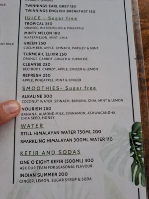 Let us see how the alkaline tastes ;) at One O Eight Lifestyle Cafe in Pune