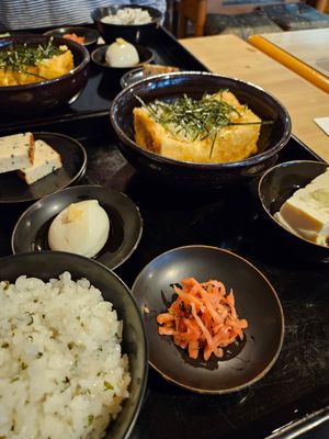 Fried tofu sets at Noguchiya  in Takayama