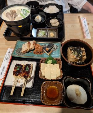 There was another bowl of rice for each dish at Noguchiya  in Takayama