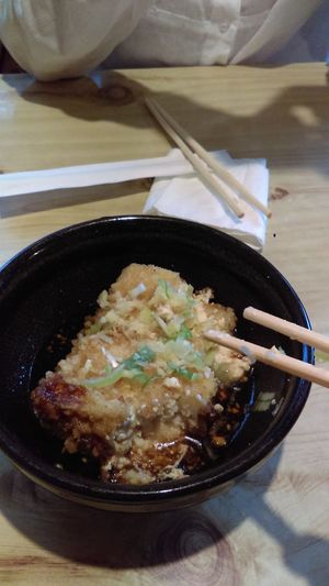 Fried tofu at Noguchiya  in Takayama