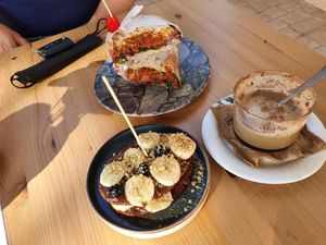 Lekker ontbijt at Donna Vegana in Mallorca