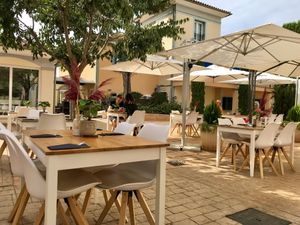 Terrace at Donna Vegana in Mallorca