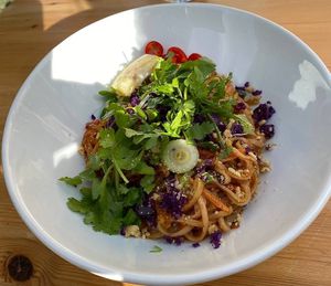 Pad-thai (spicy!) at Donna Vegana in Mallorca