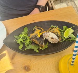 Sushi burrito! at Donna Vegana in Mallorca