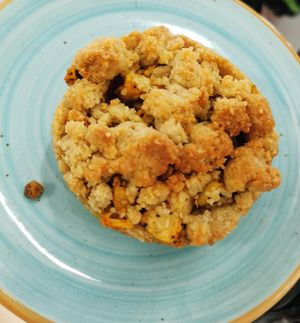 Apple cake at Donna Vegana in Mallorca