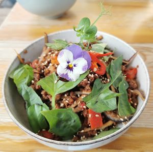 Thai basil at Donna Vegana in Mallorca