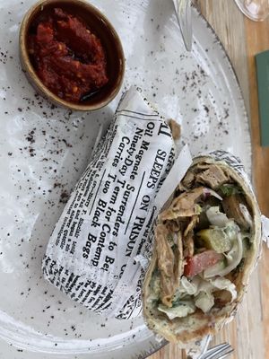 Chicken wrap   at Donna Vegana in Mallorca